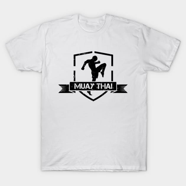 Muay Thai Fighter Art Of 5 Limbs Muay Thai T-Shirt by pho702